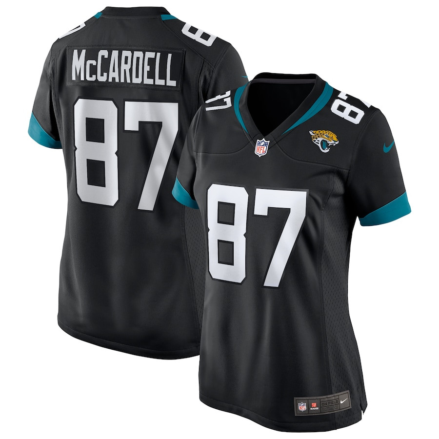 Keenan Mccardell 87 Jacksonville Jaguars Women Game Retired Jersey - Black Js1824