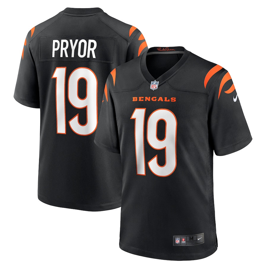 Kendric Pryor 19 Cincinnati Bengals Game Men Jersey - Black Js1142