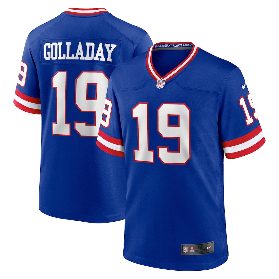 Kenny Golladay 19 New York Giants Men Classic Game Jersey - Royal Js6965