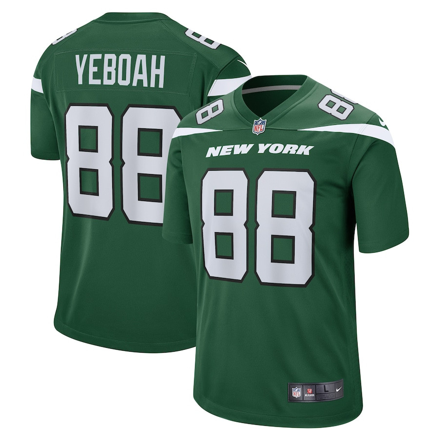 Kenny Yeboah 88 New York Jets Game Player Men Jersey - Gotham Green Js9272