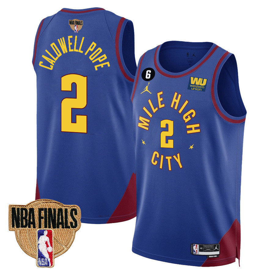 Kentavious Caldwell-pope 2 Denver Nuggets Final Champions 2023 Swingman Jersey - Blue