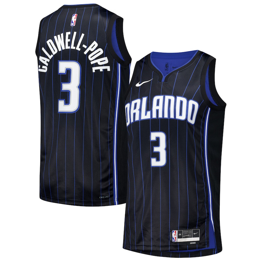 Kentavious Caldwell-pope 3 Orlando Magic Unisex 2024 Offseason Addition Swingman Jersey - Black