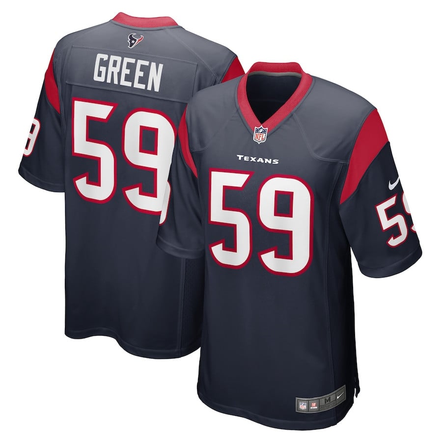 Kenyon Green 59 Houston Texans Men Game Jersey - Navy Js5747