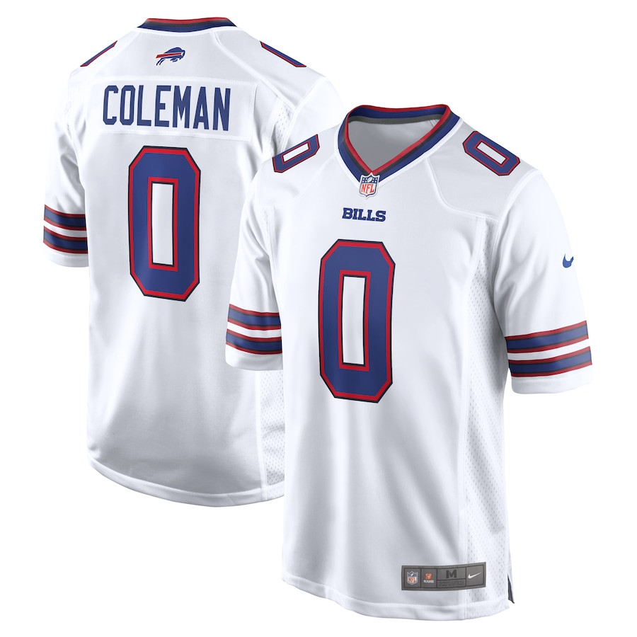 Keon Coleman 0 Buffalo Bills Game Men Jersey - White Js8721