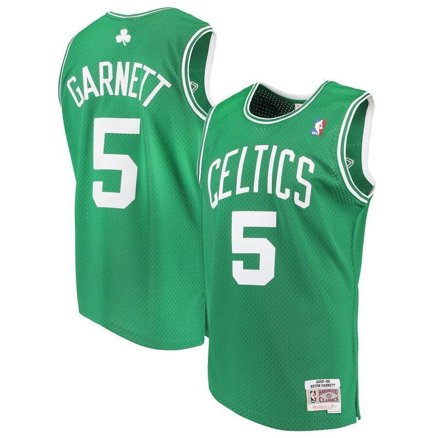 Kevin Garnett Boston Celtics Mitchell & Ness 2007-08 Hardwood Classics Swingman Jersey - Kelly Green