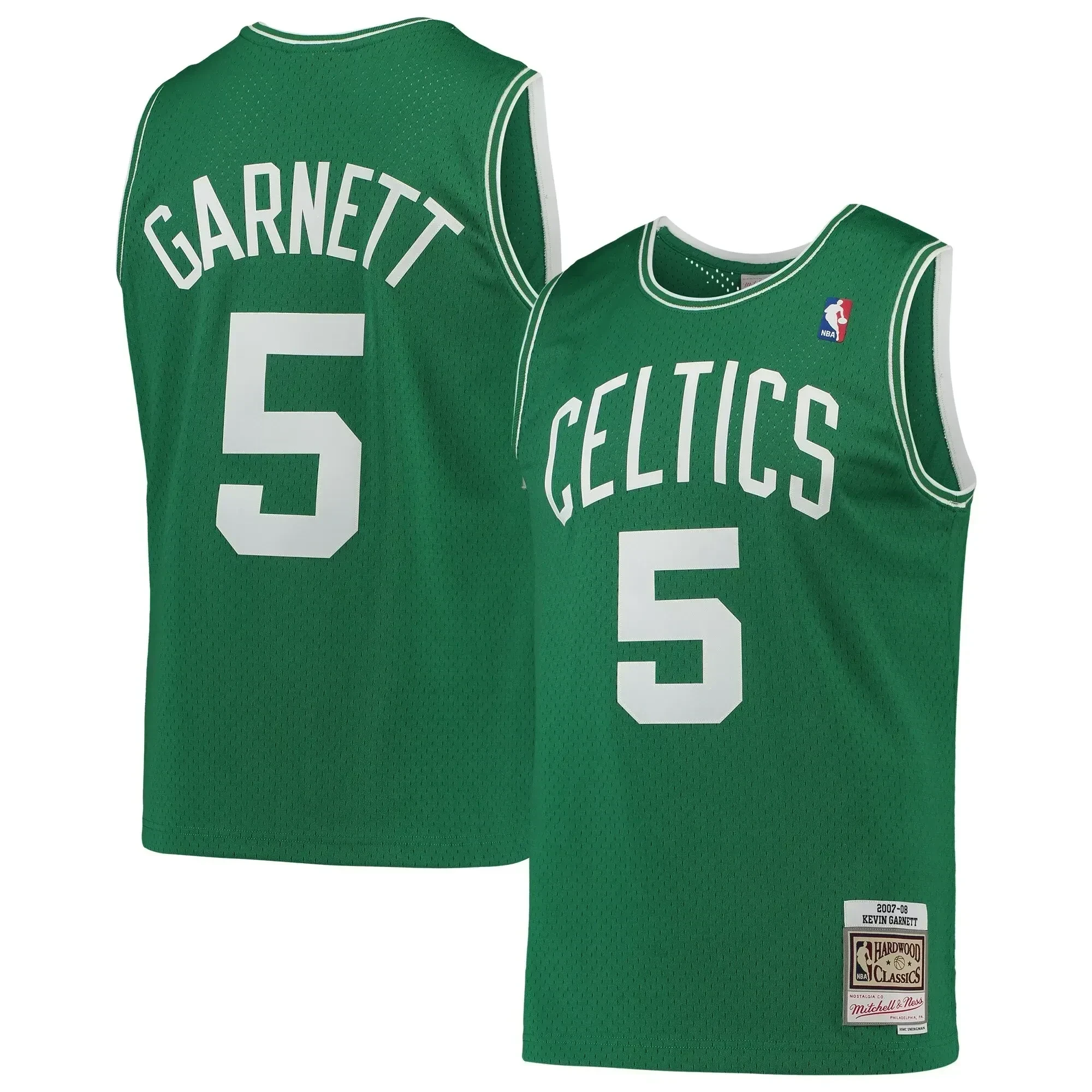 Kevin Garnett Boston Celtics Mitchell & Ness Hardwood Classics 2007-08 Swingman Jersey - Kelly Green