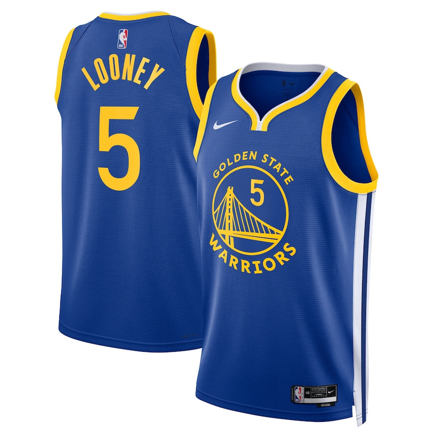 Kevon Looney 5 Golden State Warriors Unisex Swingman Jersey - Icon Edition - Royal