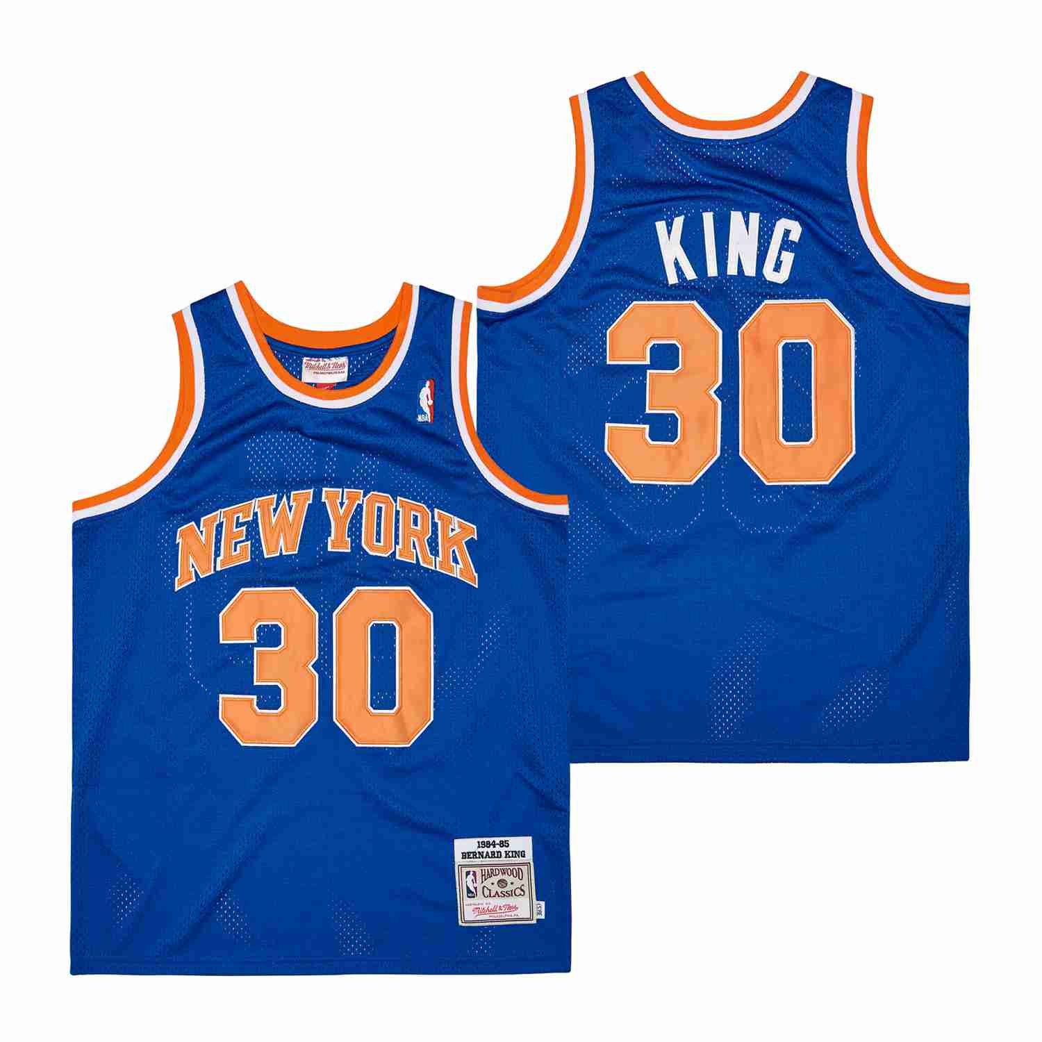 King 30 New York Knicks Throwback Swingman Jersey - Blue