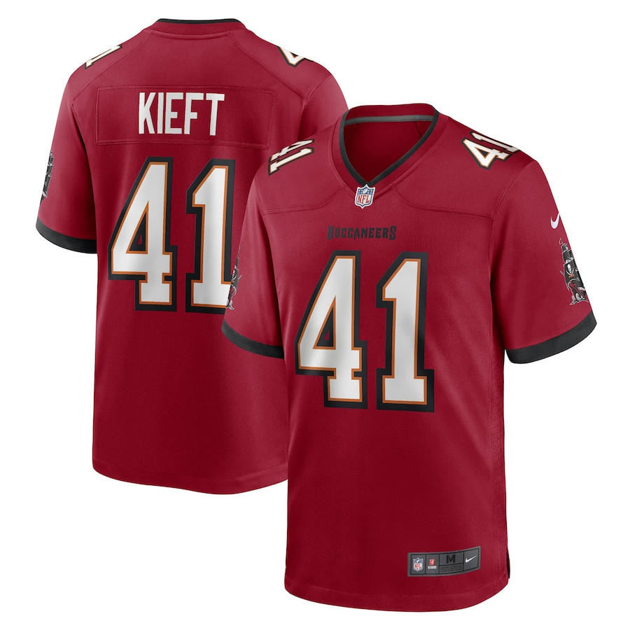 Ko Kieft 41 Tampa Bay Buccaneers Game Men Jersey - Red Js7269