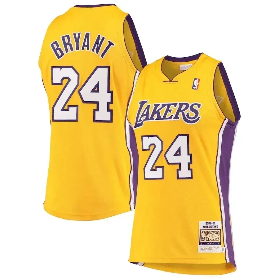Kobe Bryant Los Angeles Lakers Mitchell & Ness Hardwood Classics 2008-09 Jersey - Gold