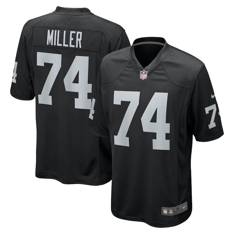 Kolton Miller 74 Las Vegas Raiders Men Game Jersey - Black Js4209