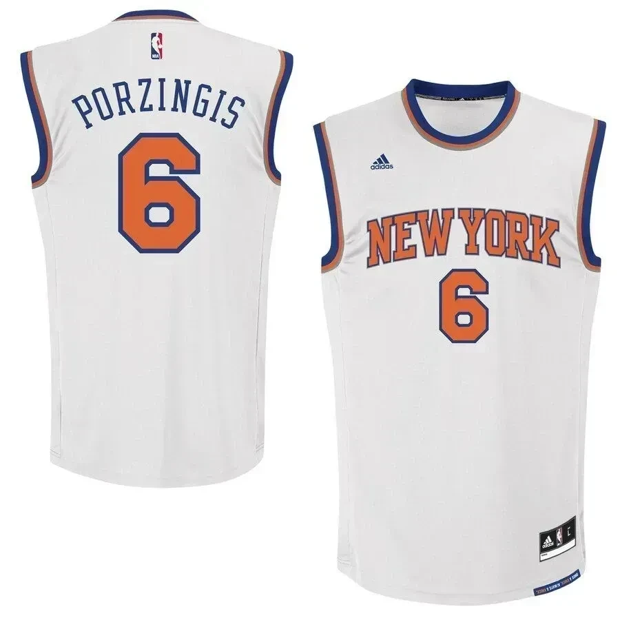 Kristaps Porzingis New York Knicks Jersey - White