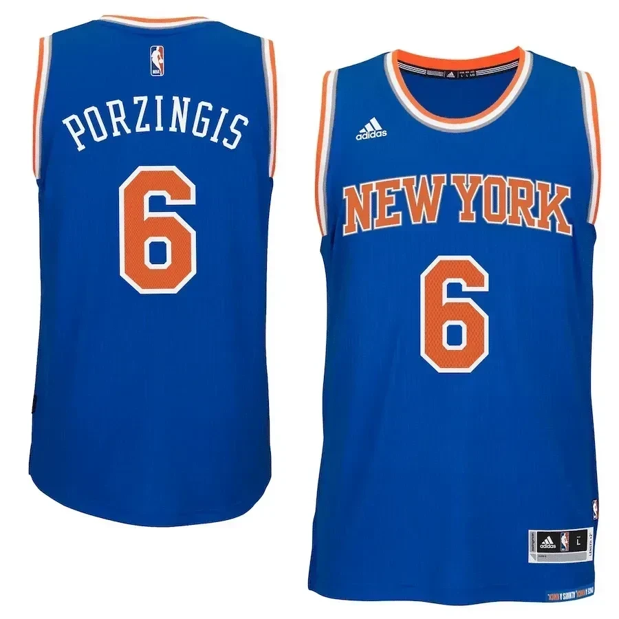 Kristaps Porzingis New York Knicks Swingman Jersey - Royal