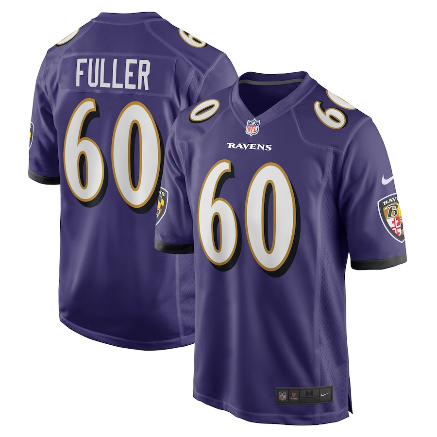 Kyle Fuller 60 Baltimore Ravens Team Game Men Jersey - Purple Js4193