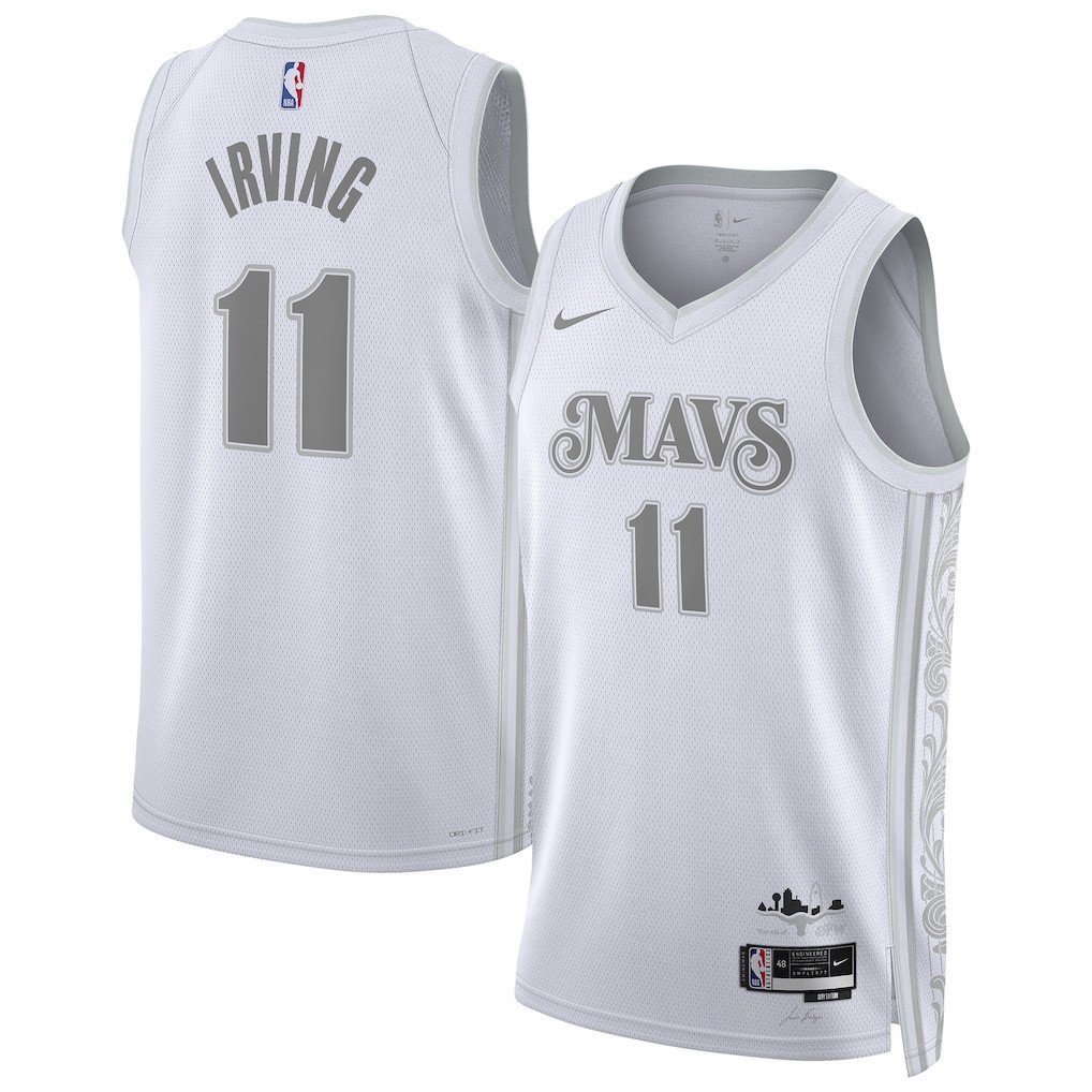 Kyrie Irving 11 Dallas Mavericks Unisex 2024/25 Swingman Player Jersey - City Edition - White
