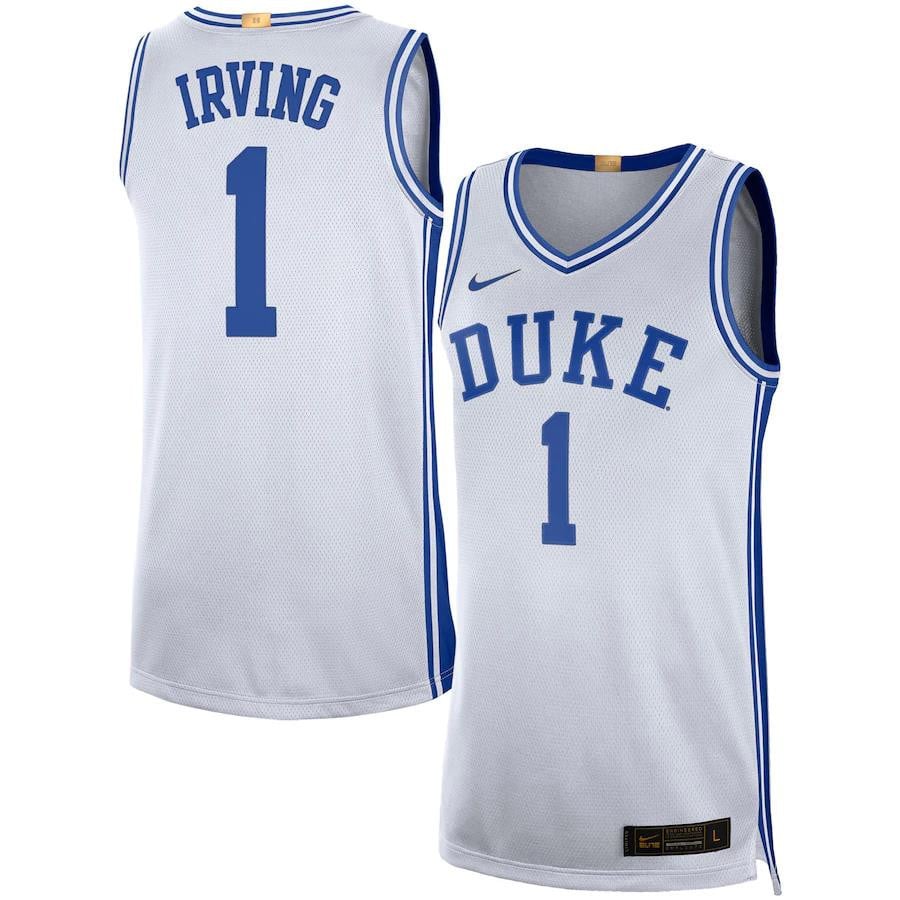 Kyrie Irving Duke Blue Devils Player Limited Basketball Jersey - White