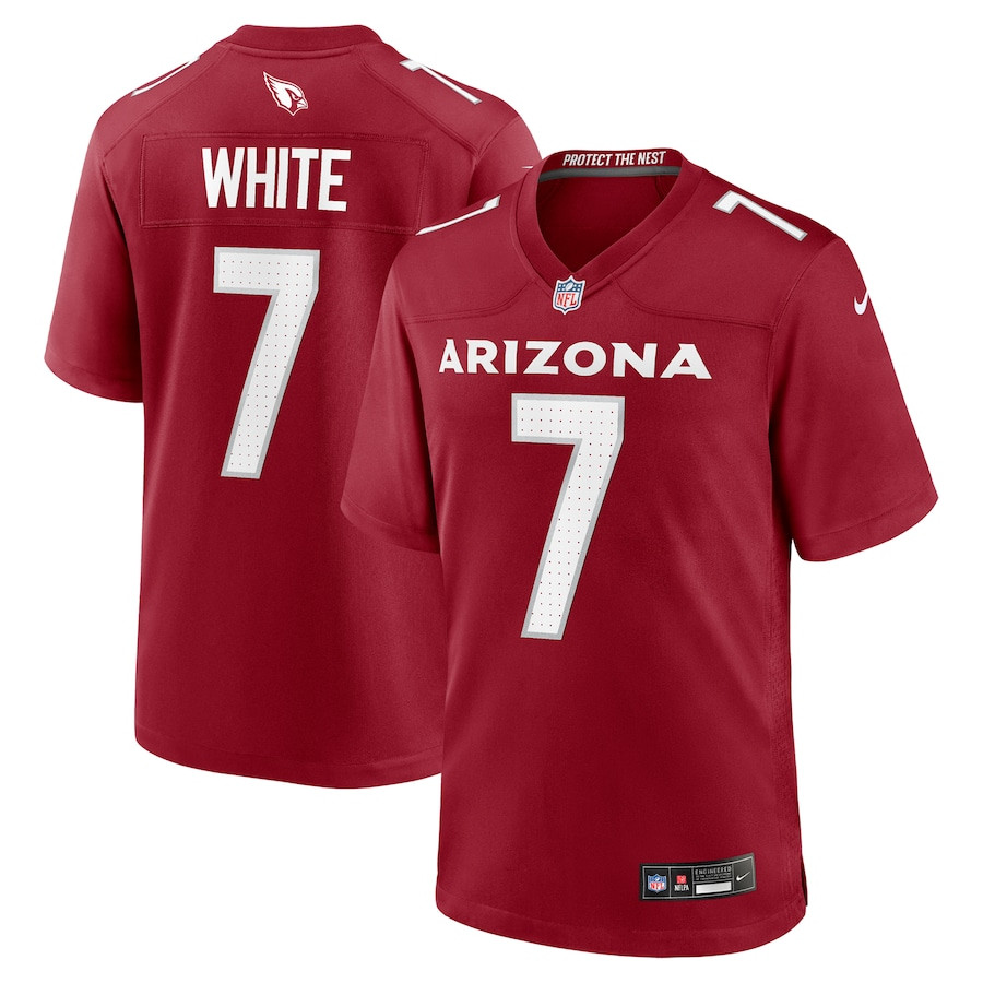 Kyzir White 7 Arizona Cardinals Team Game Men Jersey - Cardinal Js1444