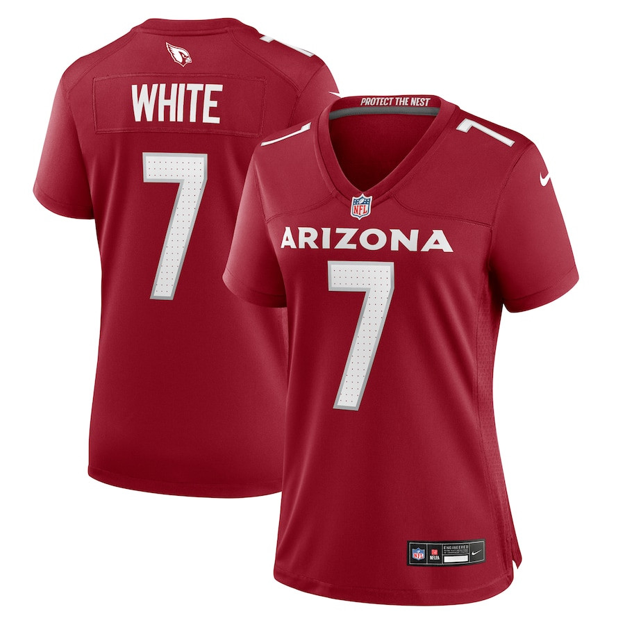 Kyzir White 7 Arizona Cardinals Women's Game Jersey - Cardinal Js2142