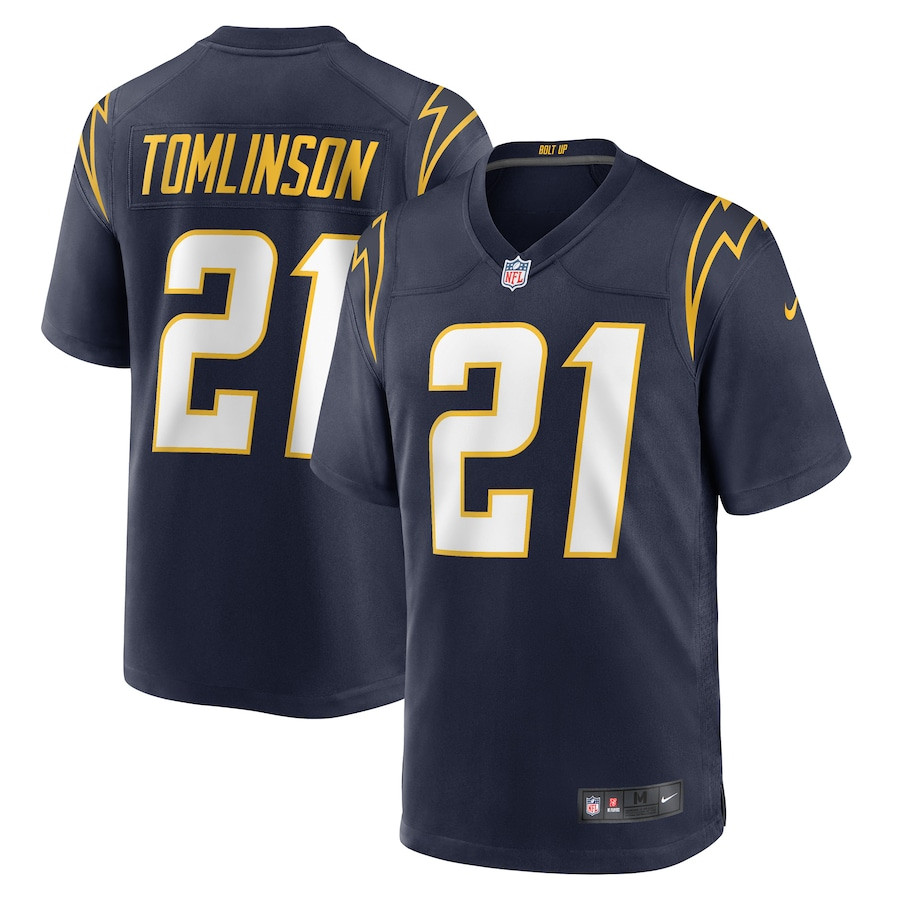 Ladainian Tomlinson 21 Los Angeles Chargers Men Retired Jersey - Navy Js4698