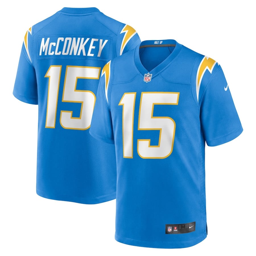 Ladd Mcconkey 15 Los Angeles Chargers Team Game Men Jersey - Powder Blue Js1244