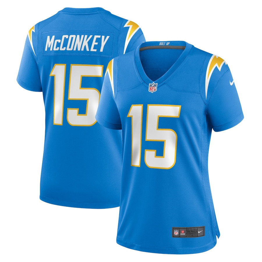 Ladd Mcconkey 15 Los Angeles Chargers Women's Game Jersey - Powder Blue Js7208