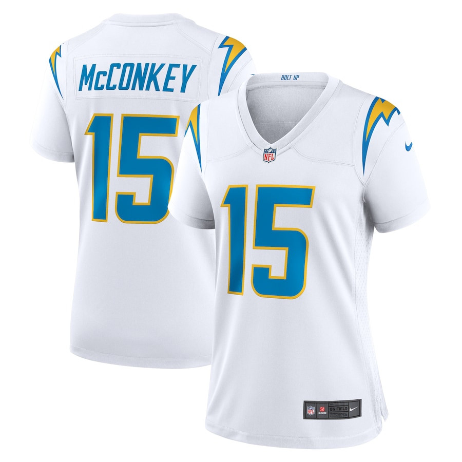 Ladd Mcconkey 15 Los Angeles Chargers Women's Game Jersey - White Js4492