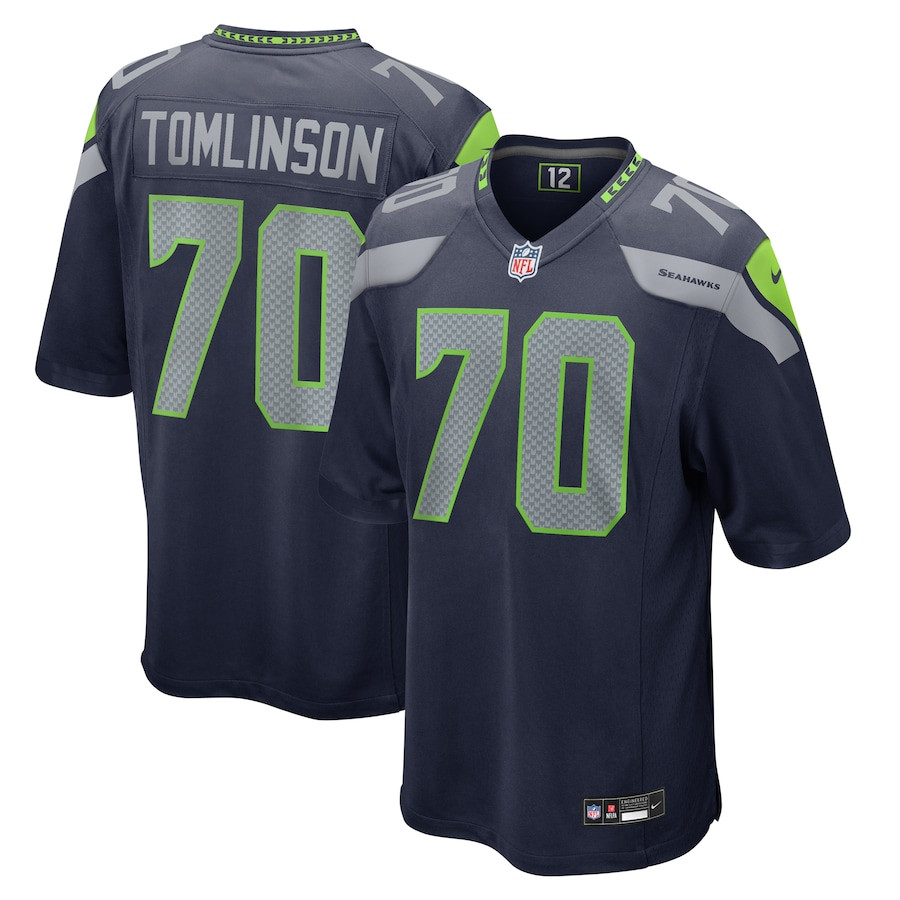 Laken Tomlinson 70 Seattle Seahawks Game Men Jersey - College Navy Js3718