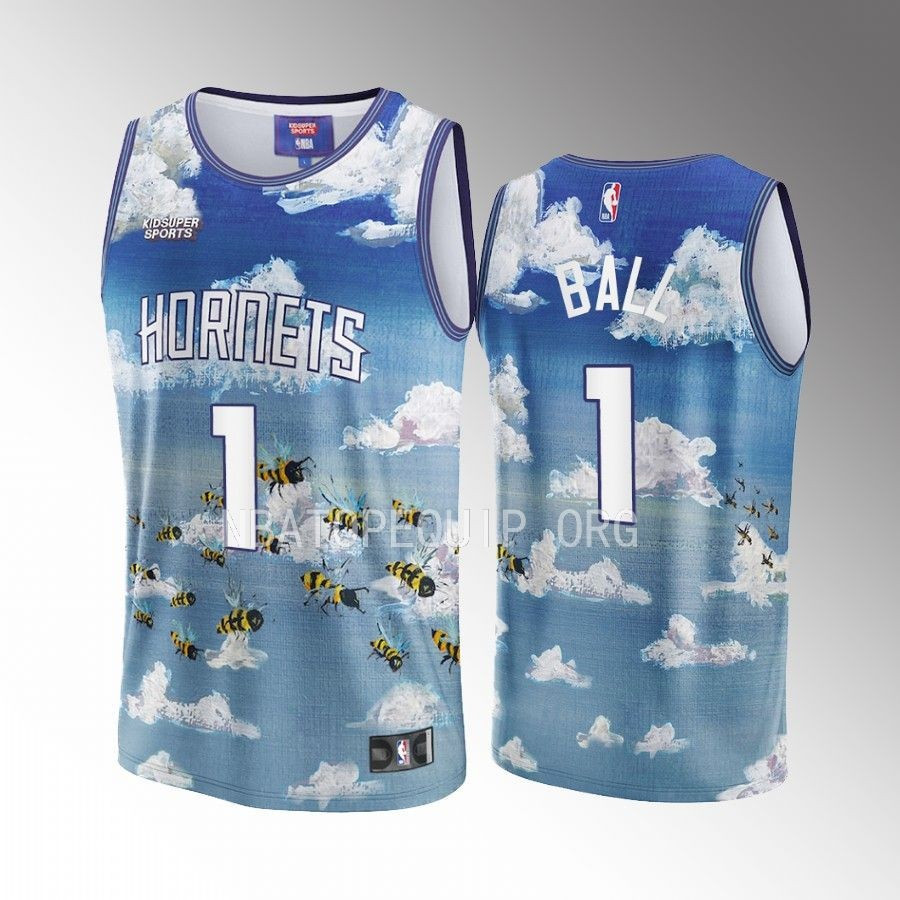Lamelo Ball 1 Charlotte Hornets Nba & Kidsuper Studios Unisex Hometown Jersey