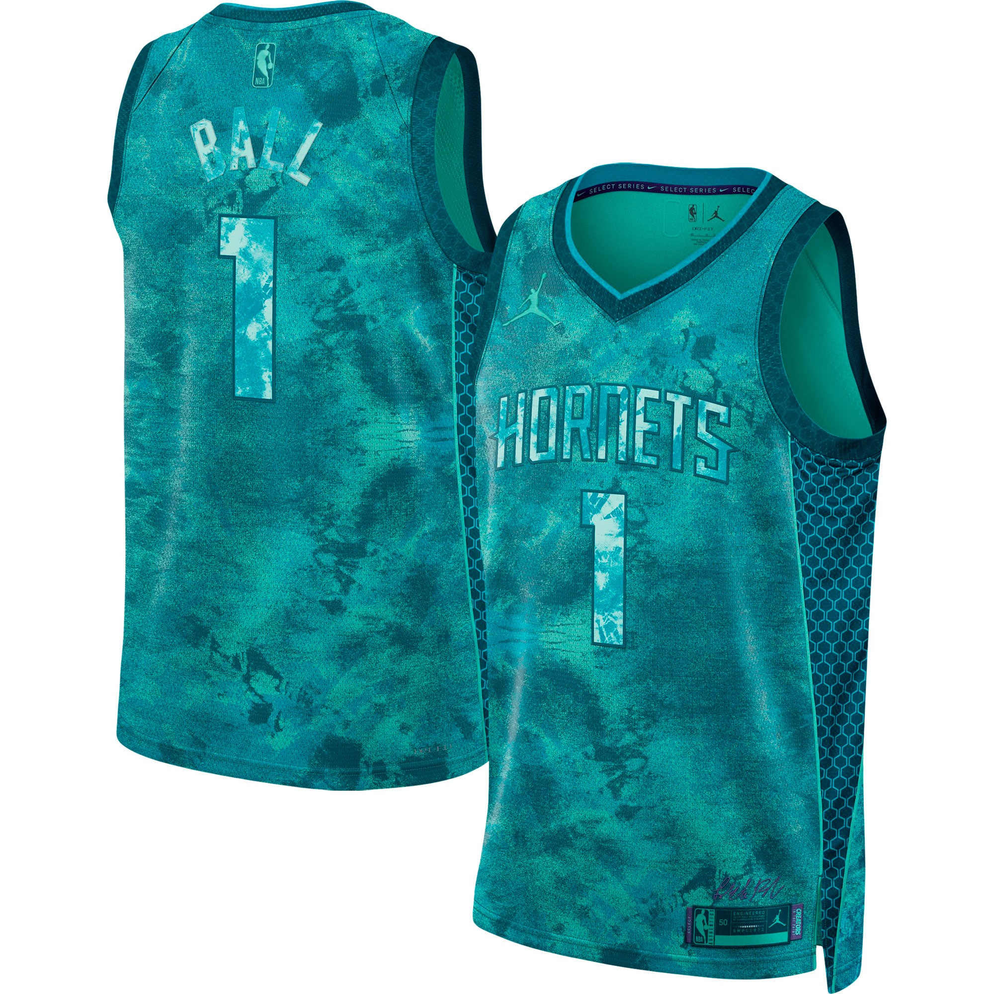 Lamelo Ball 1 Charlotte Hornets Unisex Select Series Swingman Jersey - Printing