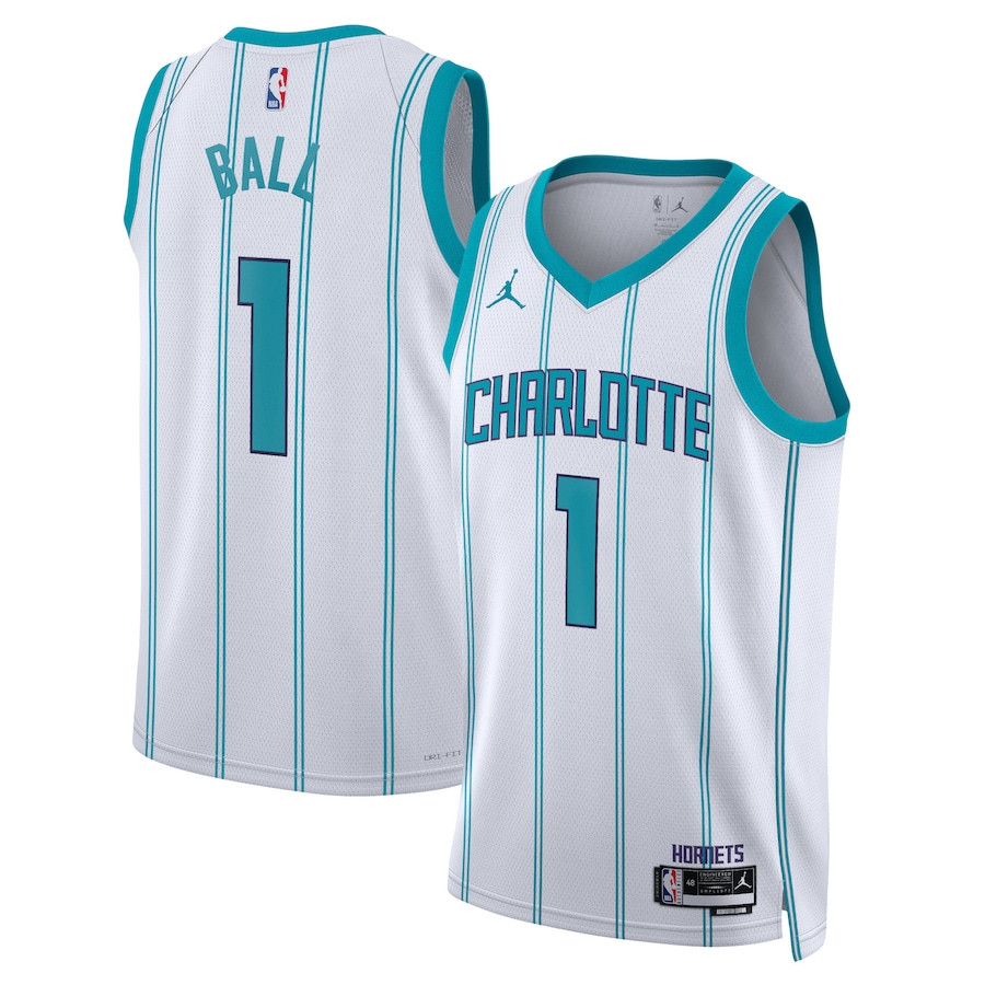 Lamelo Ball 1 Charlotte Hornets Unisex Swingman Jersey - Association Edition - White