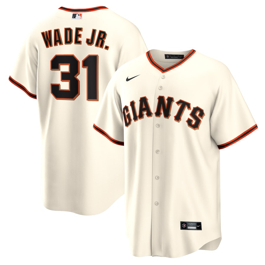 Lamonte Wade Jr. 31 San Francisco Giants Home Men Jersey - Cream