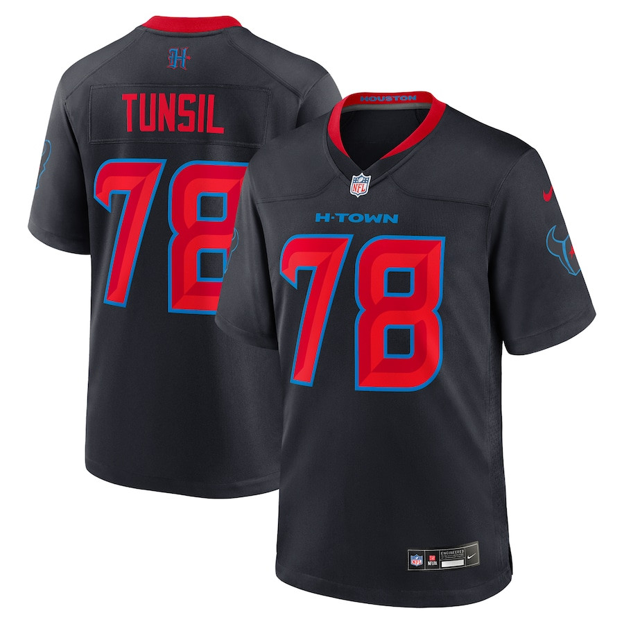 Laremy Tunsil 78 Houston Texans 2nd Alternate Game Men Jersey - Navy Js1818