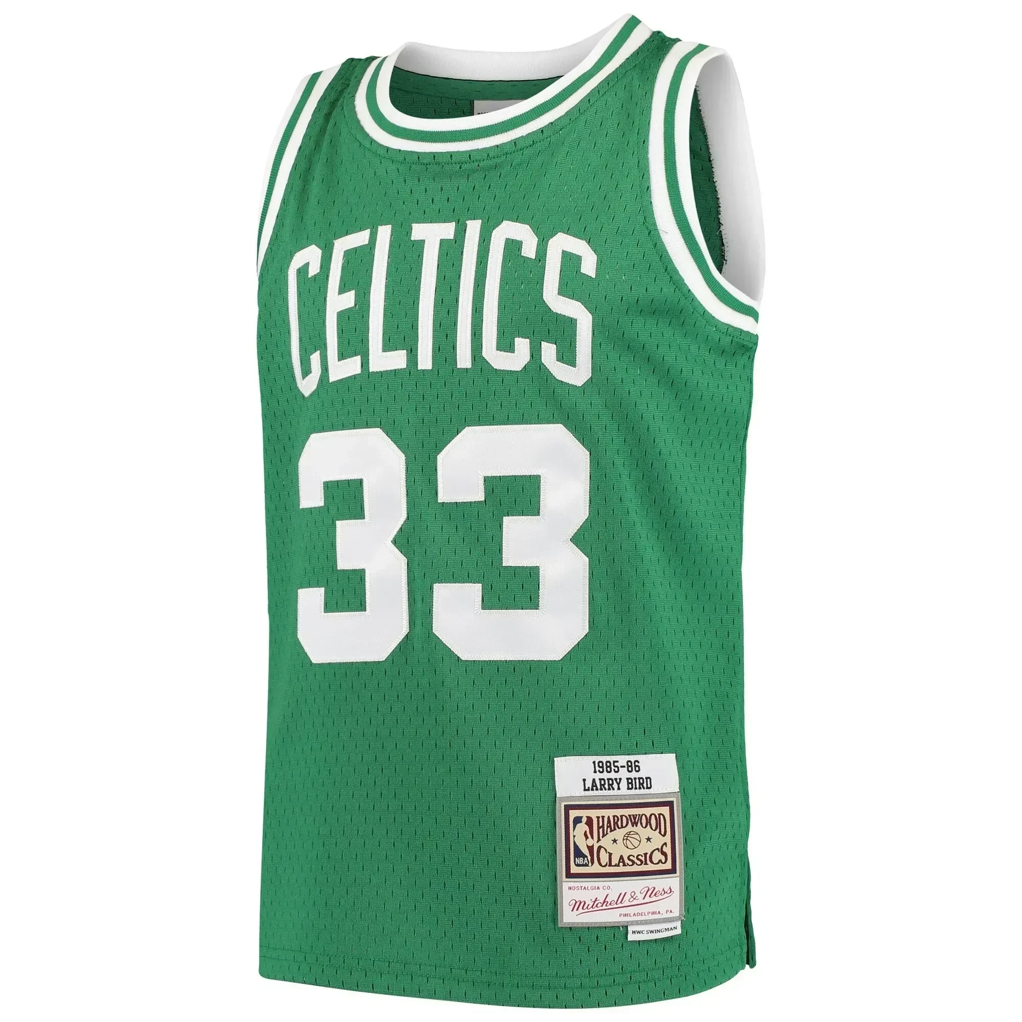 Larry Bird Boston Celtics Mitchell & Ness Youth Hardwood Classics Swingman Throwback Jersey - Kelly Green