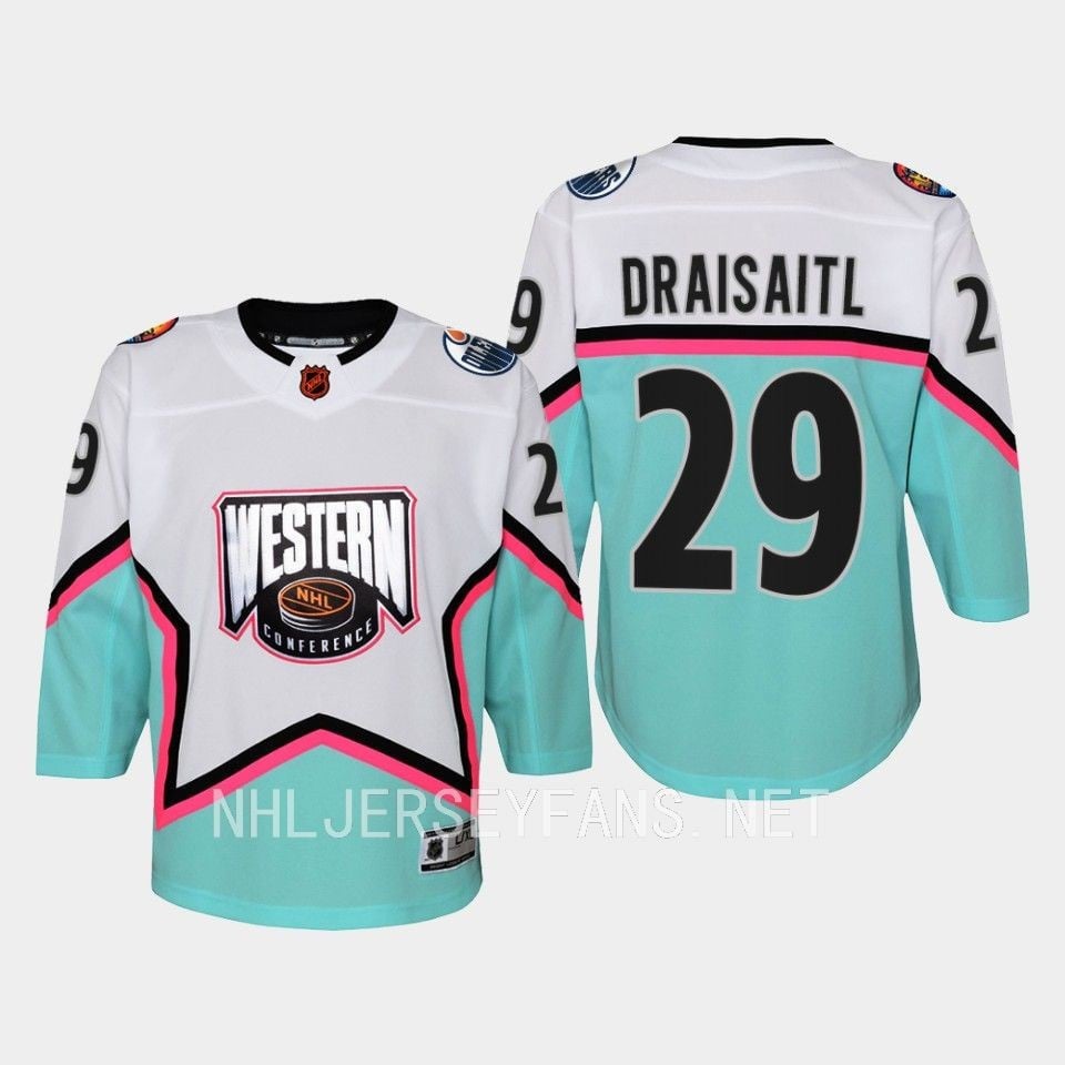 Leon Draisaitl 29 Edmonton Oilers 2023 All-star Western White
