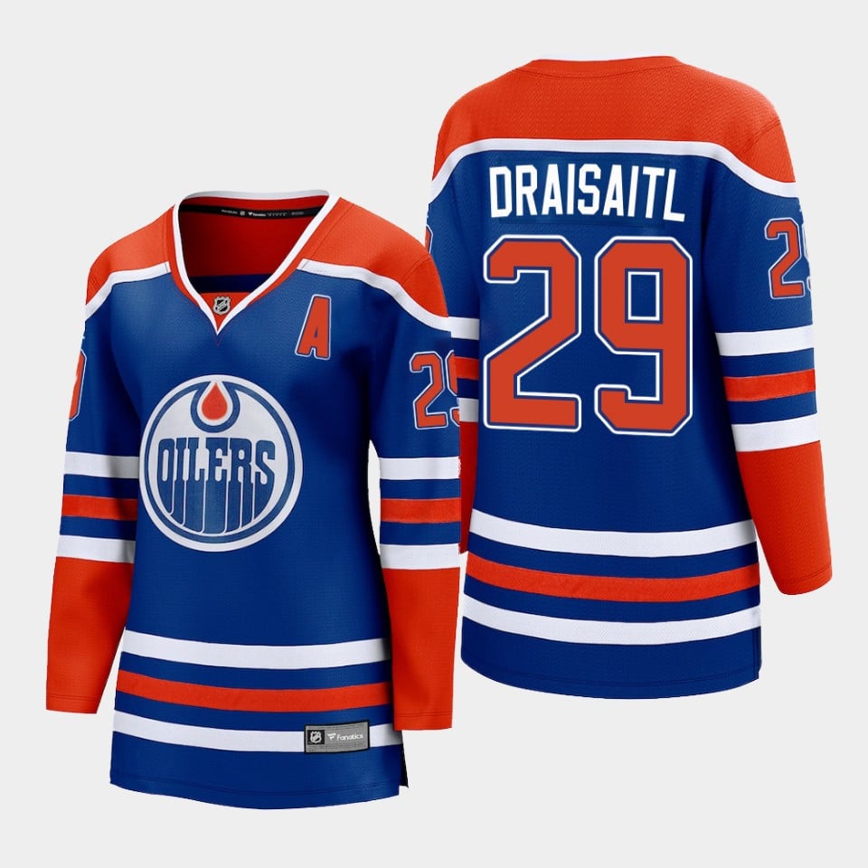Leon Draisaitl 29 Edmonton Oilers Home Jersey - Women