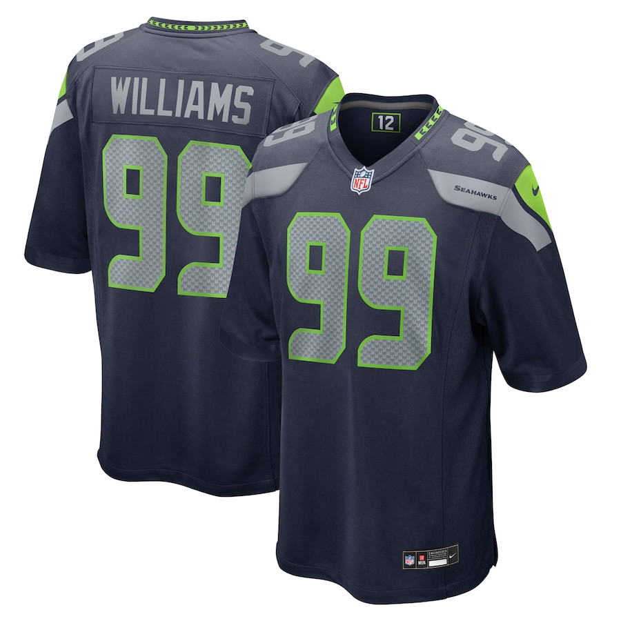 Leonard Williams 99 Seattle Seahawks Game Men Jersey - College Navy Js8778