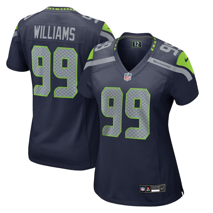 Leonard Williams 99 Seattle Seahawks Game Women Jersey - College Navy Js1659