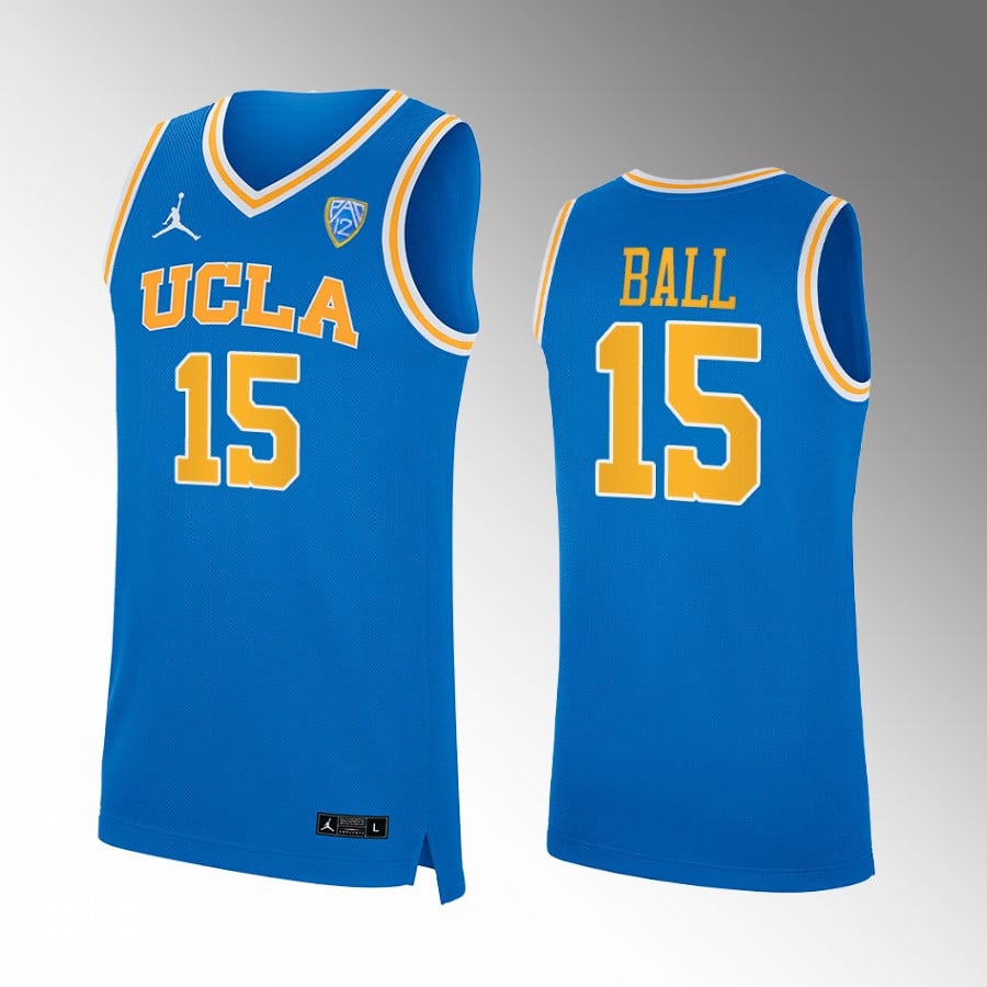 Liangelo Ball 15 Ucla Bruins Royal Jersey College Basketball