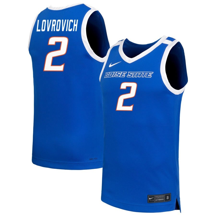 Linsey Lovrovich 2 Boise State Broncos Unisex Nil Women's Basketball Jersey - Royal