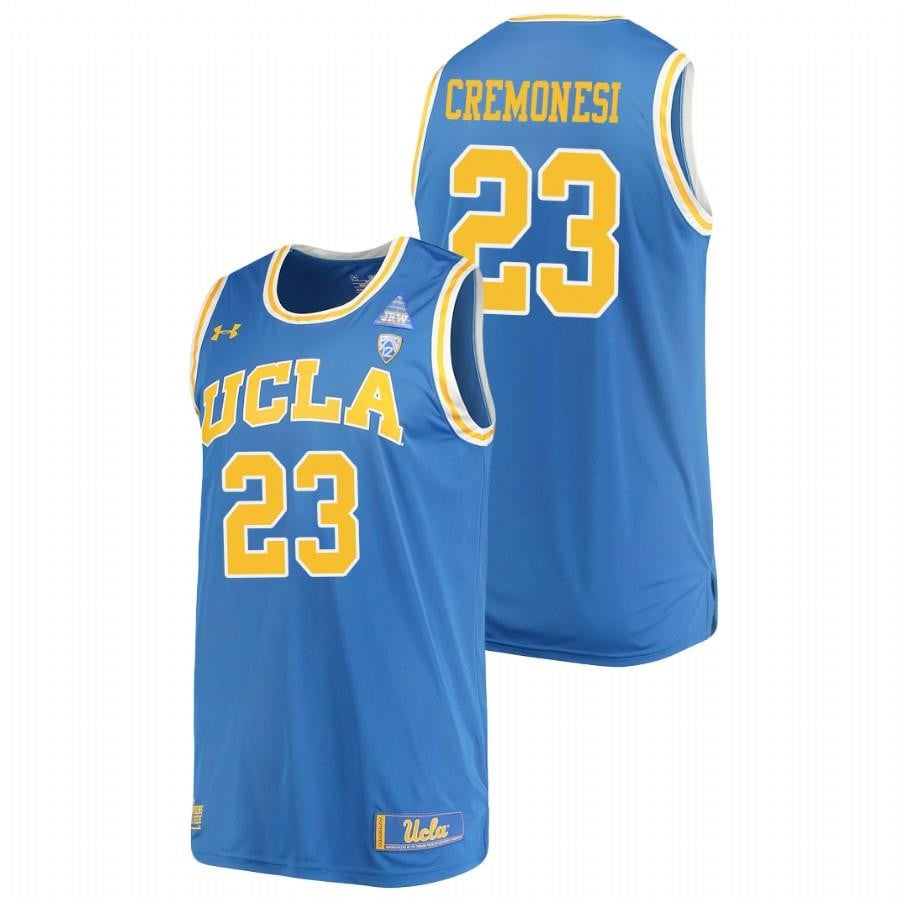 Logan Cremonesi Ucla Bruins Blue College Basketball Performance Jersey