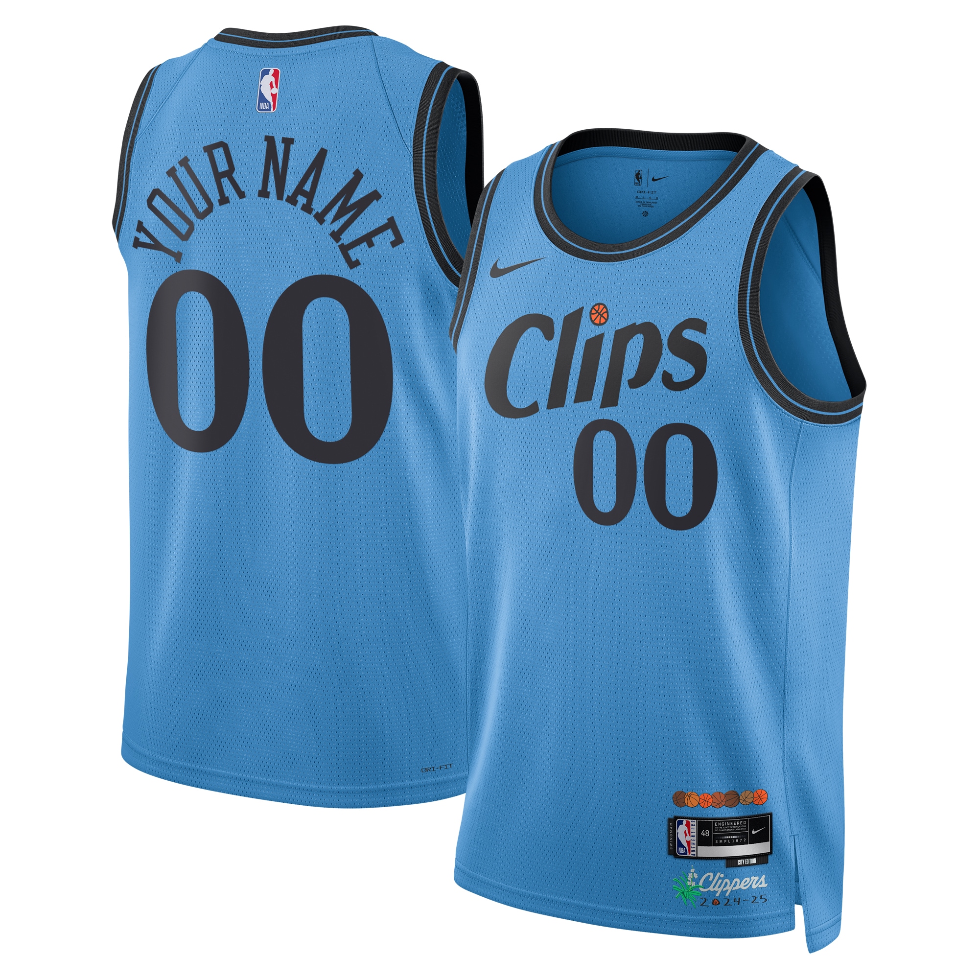 Los Angeles Clippers City Edition Swingman Jersey 2024 - Custom - Unisex