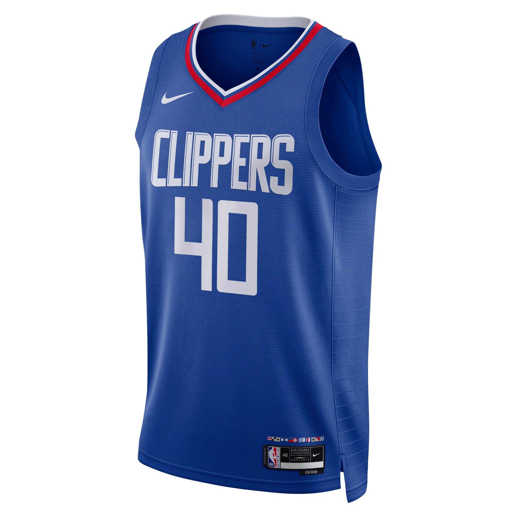 Los Angeles Clippers Icon Edition Swingman Jersey - Blue - Ivica Zubac - Unisex