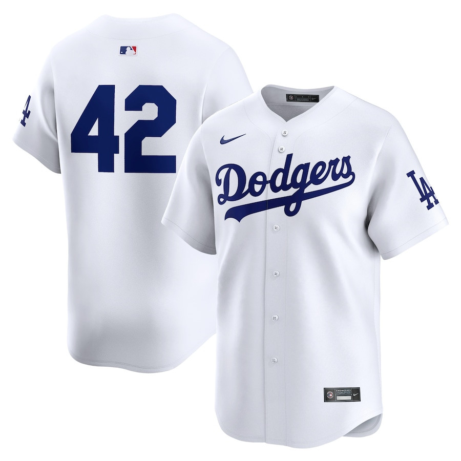 Los Angeles Dodgers 2024 Jackie Robinson Day Home Limited Women Jersey - White