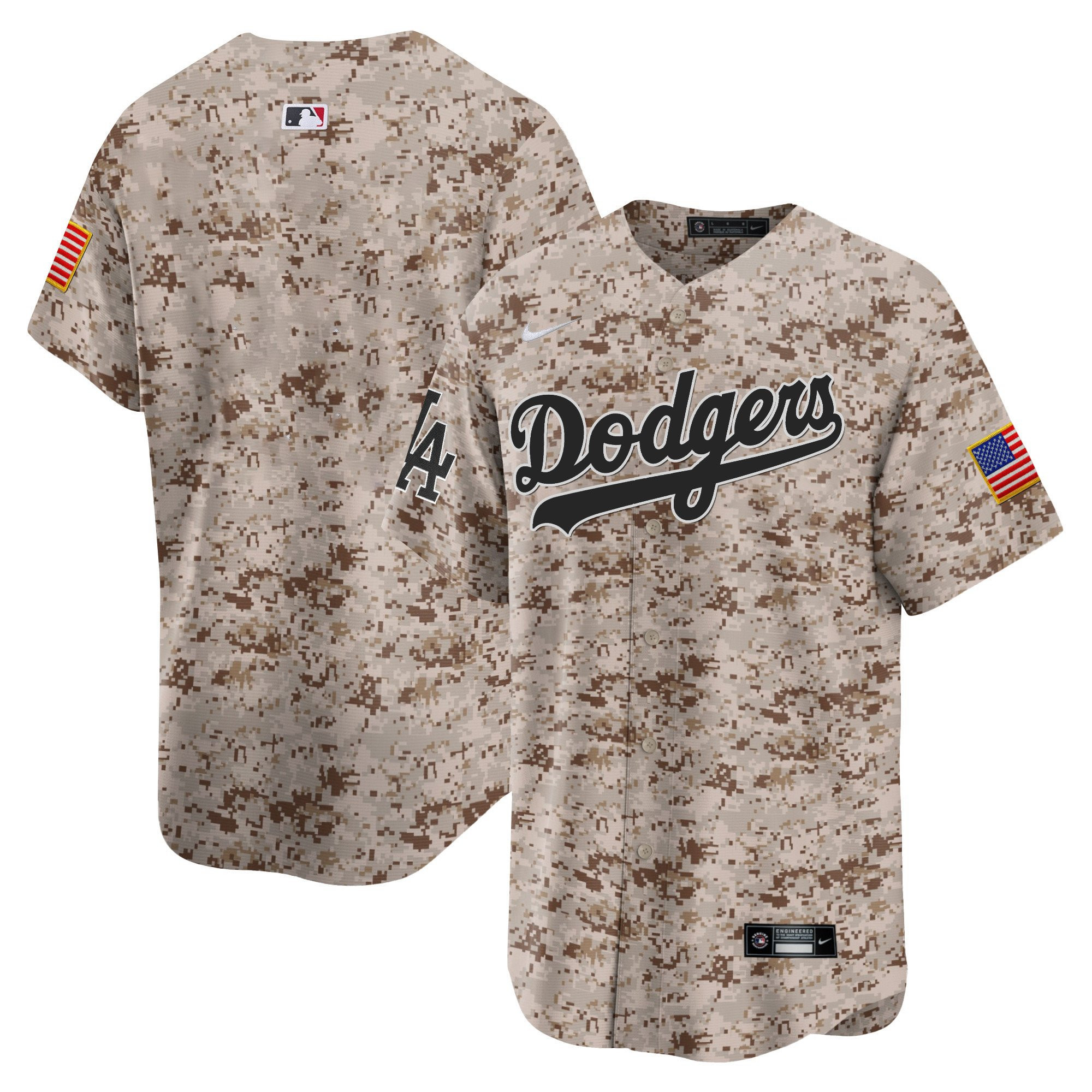 Los Angeles Dodgers Usmc Alternate Limited Men Jersey - Desert