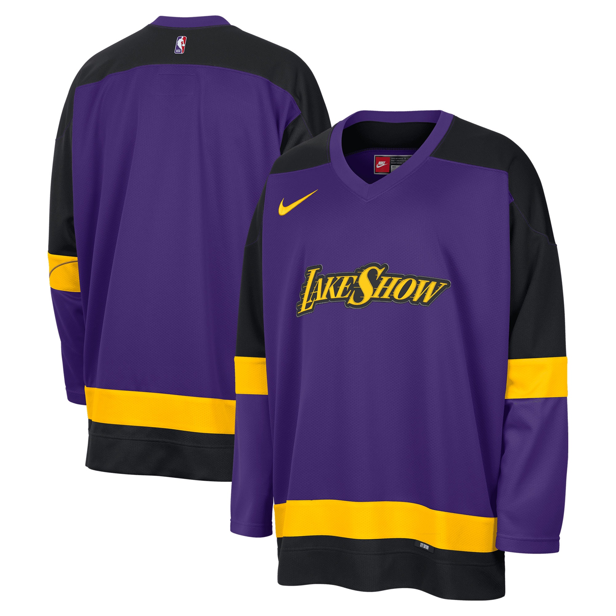 Los Angeles Lakers City Edition Hockey Jersey - Mens
