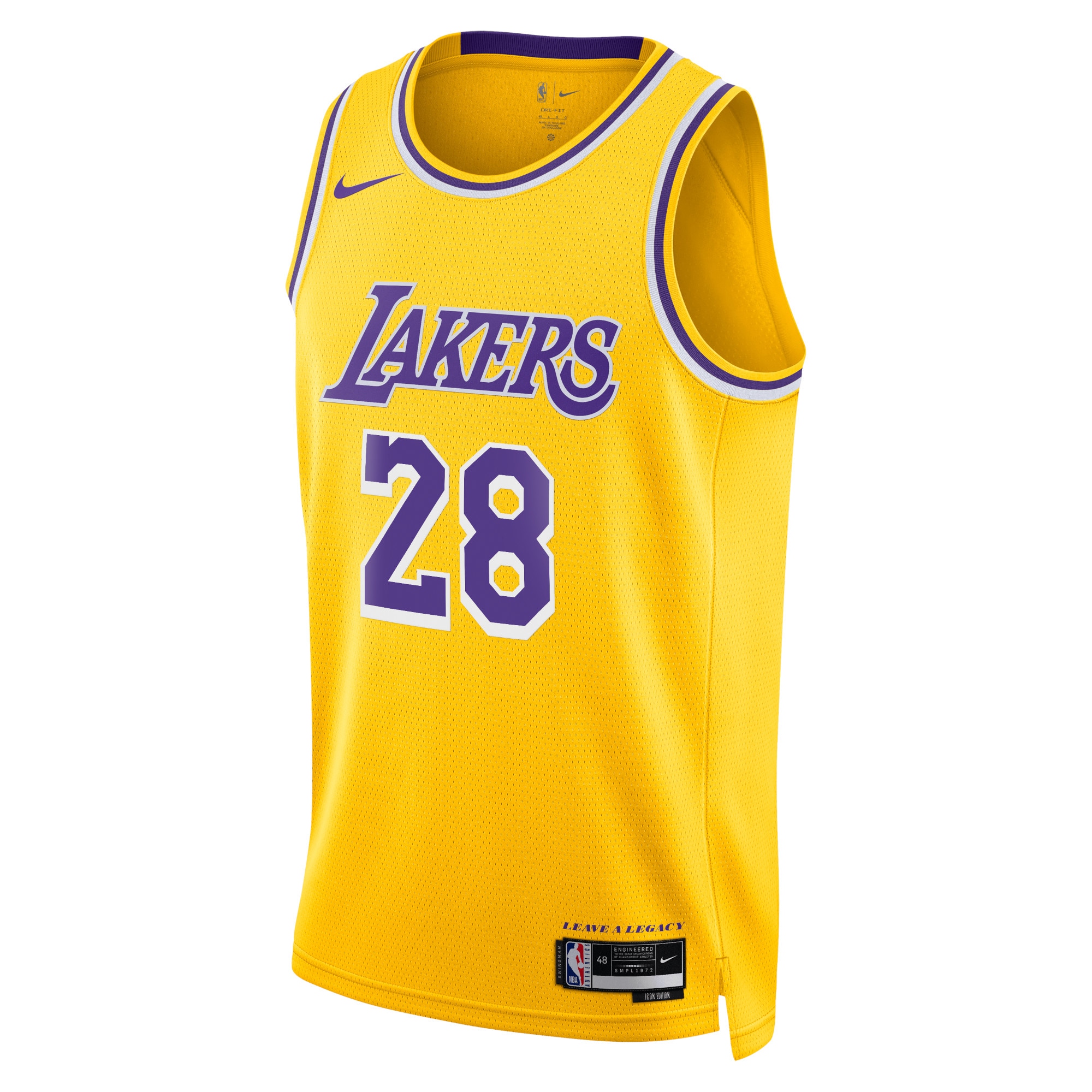 Los Angeles Lakers Icon Edition Swingman Jersey - Gold - Rui Hachimura - Unisex