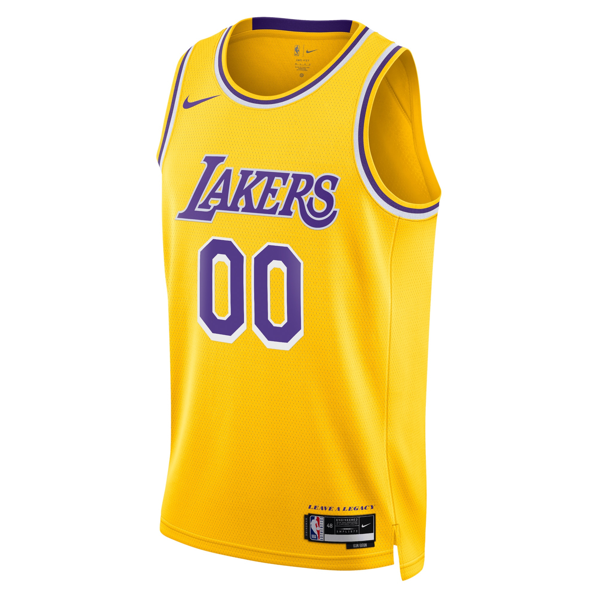 Los Angeles Lakers Icon Swingman Jersey - Custom - Unisex