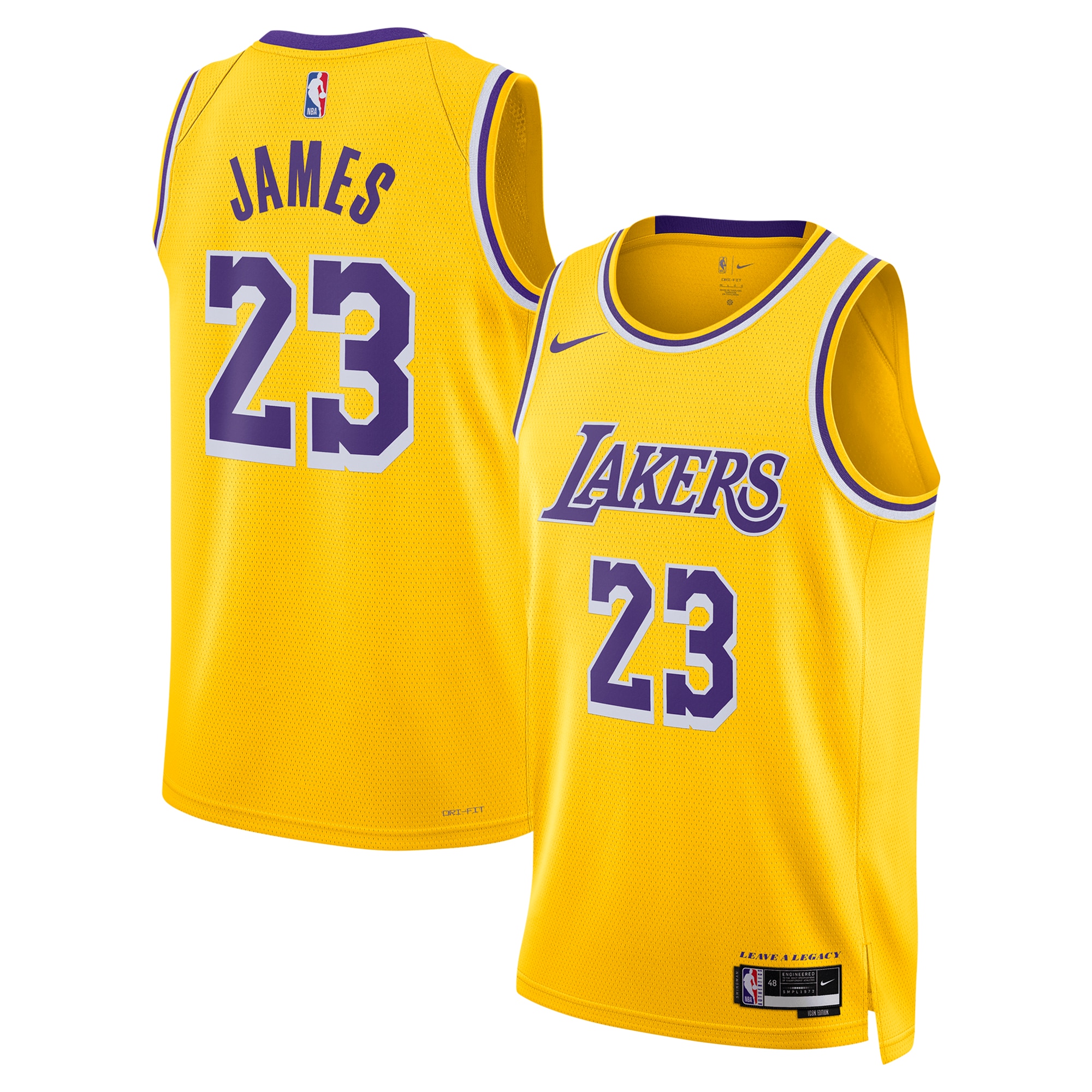 Los Angeles Lakers Icon Swingman Jersey - Lebron James - Unisex
