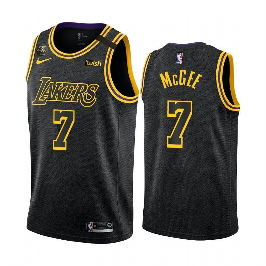 Los Angeles Lakers Javale Mcgee 7 Black Mamba Inspired City Jersey