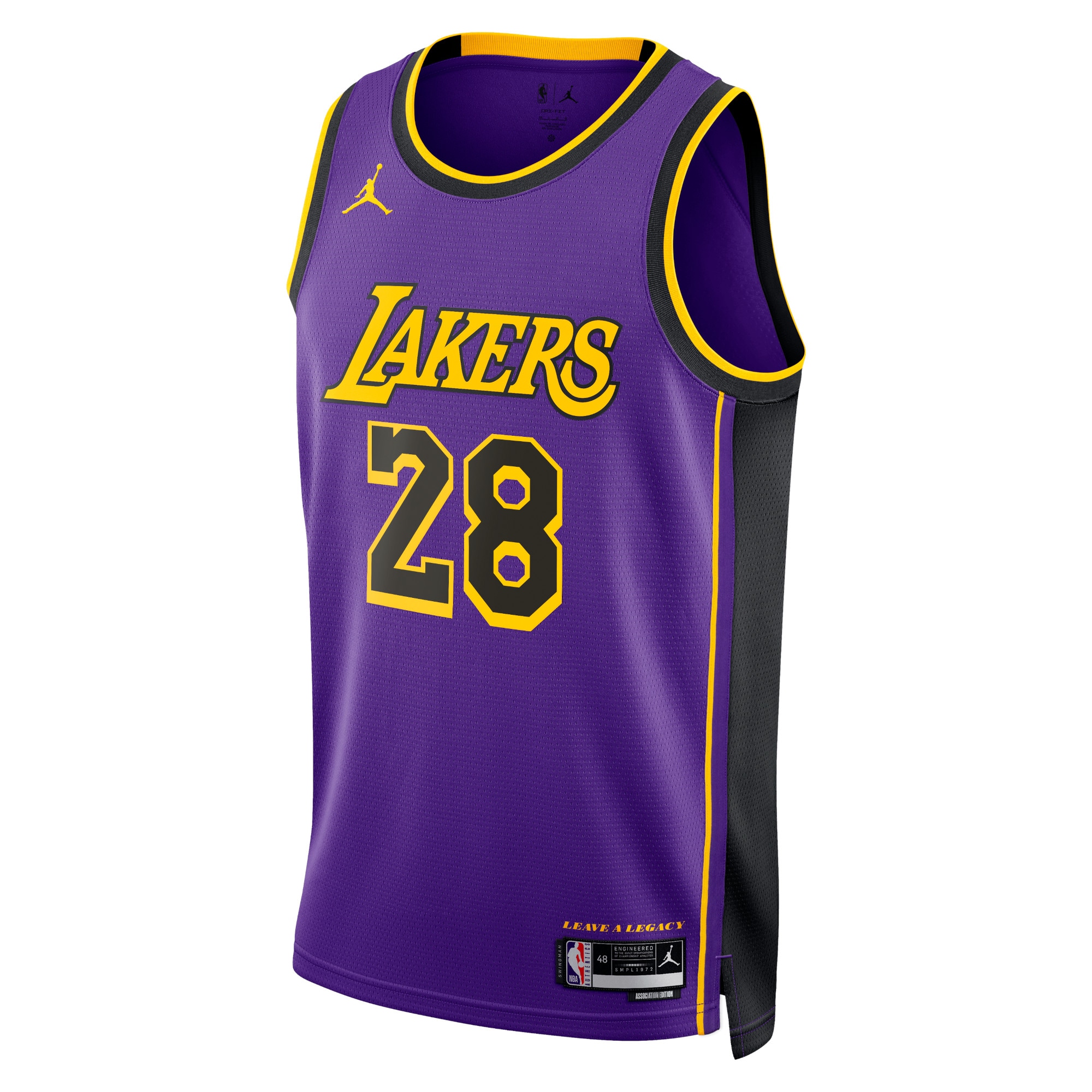 Los Angeles Lakers Jordan Statement Edition Swingman Jersey - Purple - Rui Hachimura - Unisex
